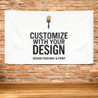 Customisable 3'x5' Blank Event Display Sign Banner