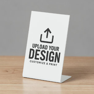 Customisable 4x6" Blank Business Display Sign 