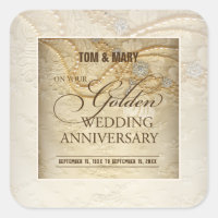Customisable, 50th Wedding Anniversary Pearls