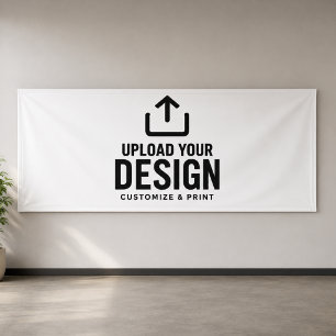 Customisable 6x2.5' Blank Business Banner