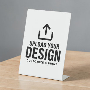 Customisable 6x8" Blank Business Display Sign 