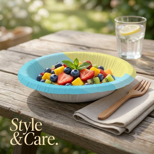 Customisable 7-Inch Paper Bowl for Events Plate (Customizable 7-Inch Paper Bowl for Events)