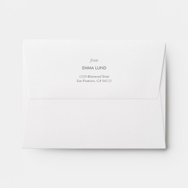 Customisable A2 Wildflower Envelope (Back (Top Flap))