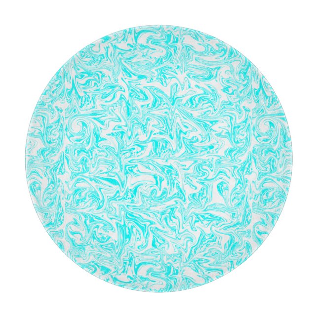 Customisable Abstract Swirl Cutting Board (Front)