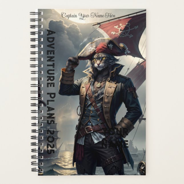 Customisable - "Adventure Plans" Planner (Front)