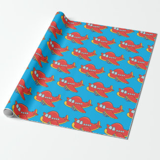 Customisable Aeroplane  Wrapping Paper