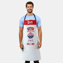 Customisable All American Grill Bro Patriotic Chef