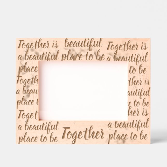 Customisable All-Occasion Photo and Text Design Etched Frames (Front)