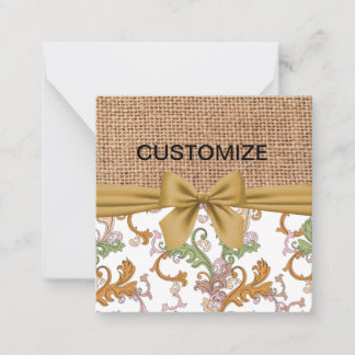 Customisable all Purpose Flat Note Card