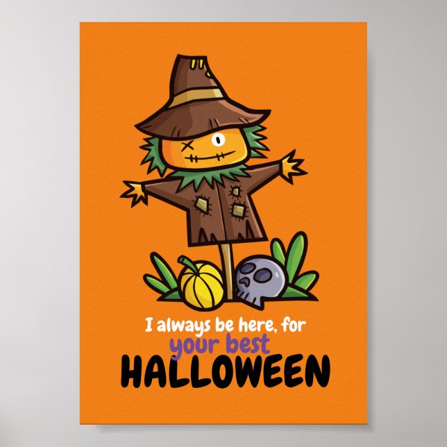 Customisable Always be best Halloween Poster (Front)