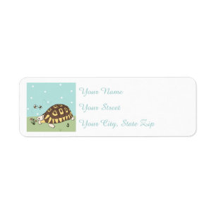 Customisable Angulate Tortoise Labels