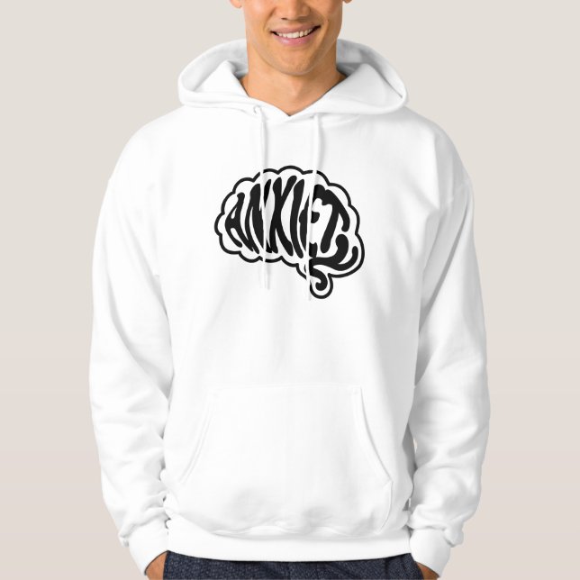 Customisable Anxiety Brain Hoodie (Front)