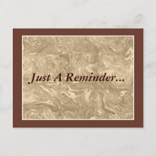 Customisable Appointment Reminder Postcard