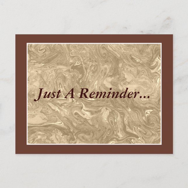 Customisable Appointment Reminder Postcard (Front)