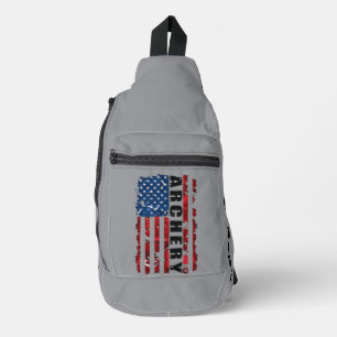Customisable Archery Flag Sling Bag