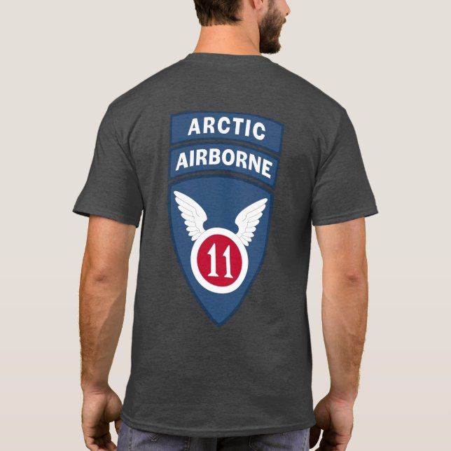 Customisable Arctic Airborne T-Shirt (Back)
