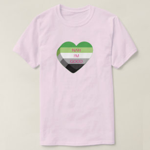 Customisable Aromantic Anti-Valentines Candy Heart T-Shirt