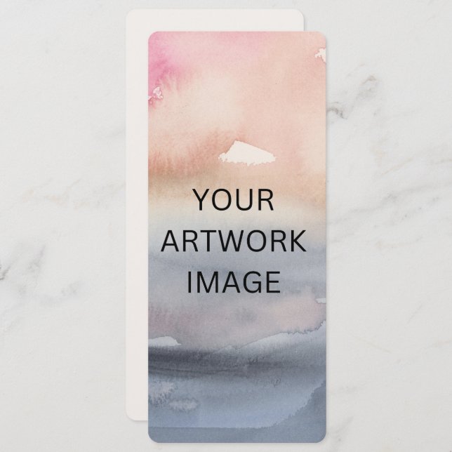 Customisable Artist Bookmark Template (Front/Back)