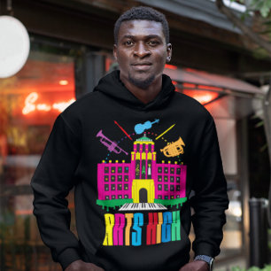 Customisable Arts High School Creative Building Hoodie