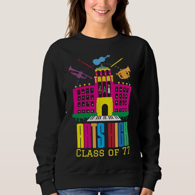 Customisable Arts High School Creative Building Sweatshirt (Front)