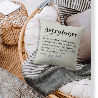 Customisable Astrologer Definition Cushion