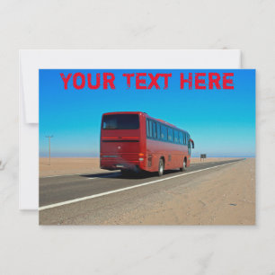 Customisable Atacama bus, Chile card