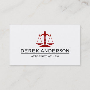 Customisable Attorney Business Cards