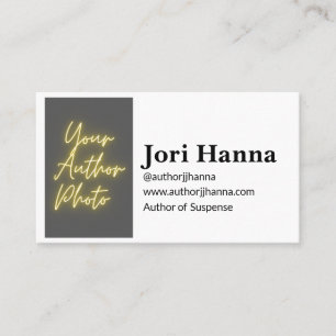 Customisable Author Multi-Book Business Card