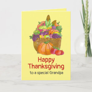 Customisable Autumn Harvest Thanksgiving  Card