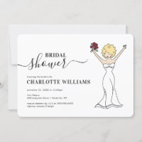 Customisable Avatar Bridal Shower | Curly Hair