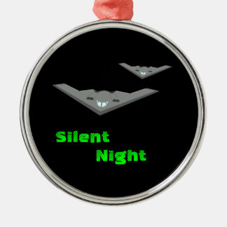 Customisable B2 Stealth Bomber Flying Silent Night Metal Tree Decoration