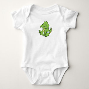 Customisable Baby Crococile Bodysuit