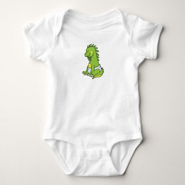 Customisable Baby Iguana Bodysuit (Front)