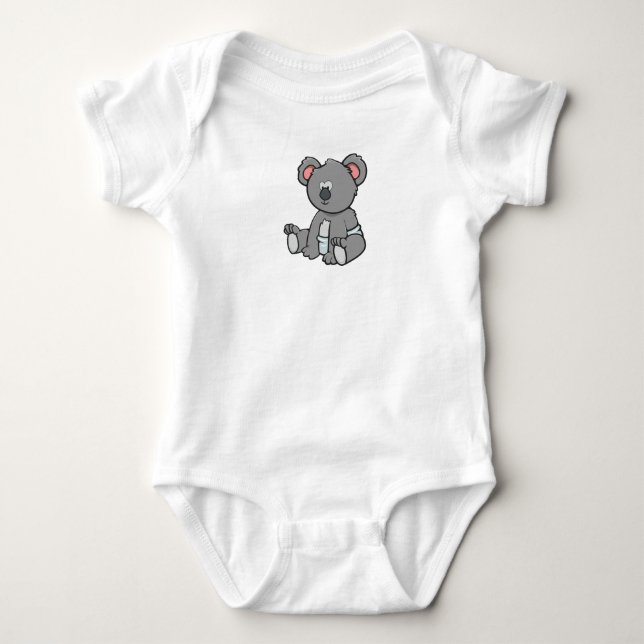 Customisable Baby Koala Bodysuit (Front)