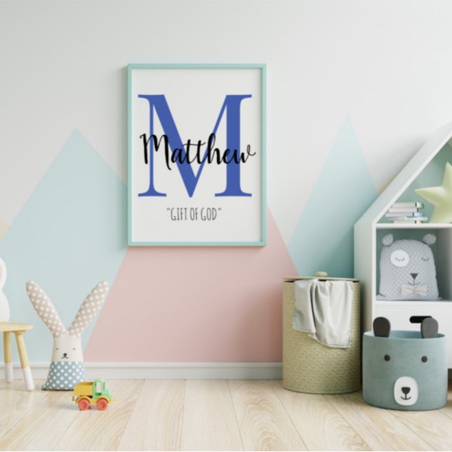 Customisable Baby Name Meaning Room Poster (Creator Uploaded)