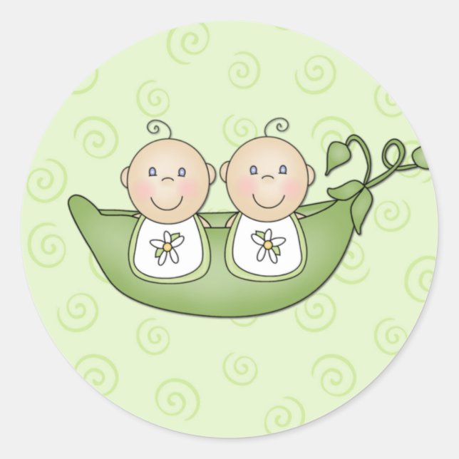 Customisable Baby Shower stickers (Front)