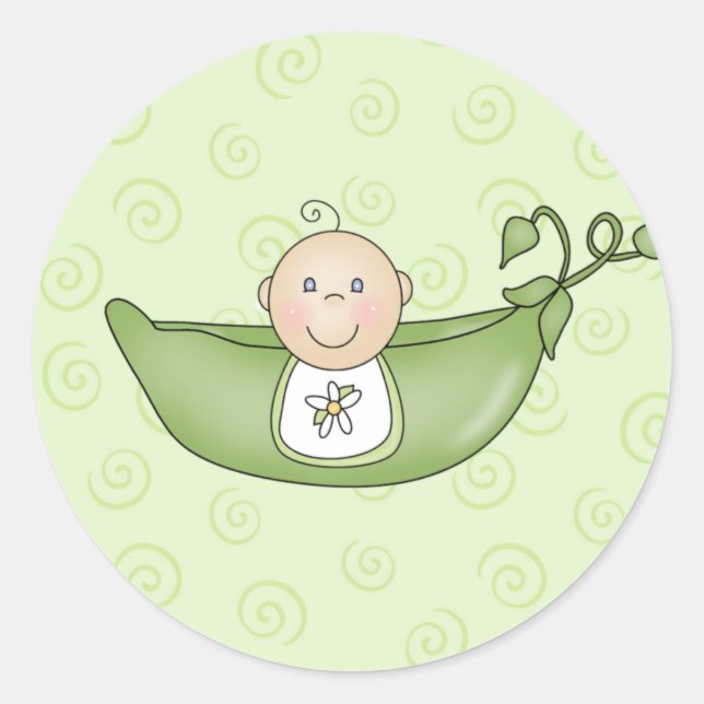 Customisable Baby Shower stickers (Front)