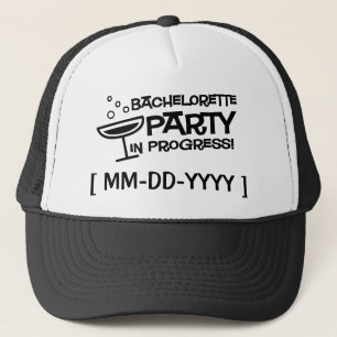 Customisable Bachelorette Party in Progress Hat