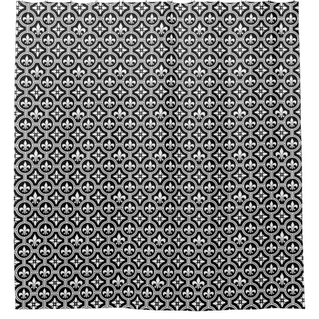 Customisable background colour - click customise i shower curtain (Front)