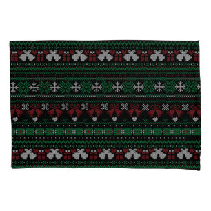 Customisable Background Colour My Bells Ugly Xmas Pillowcase