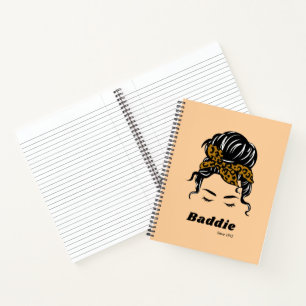 Customisable Baddie Notebook