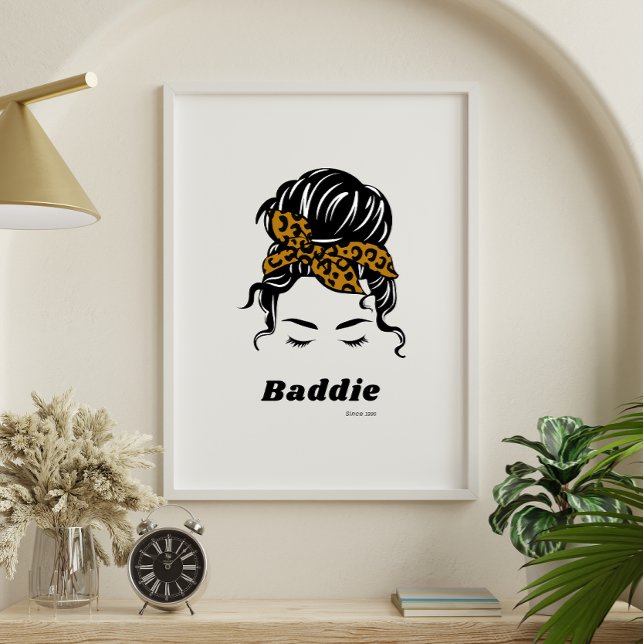 Customisable Baddie  Poster (Creator Uploaded)