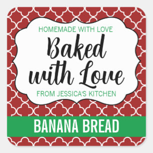 Customisable Baked with Love Label HM001_03sqv1