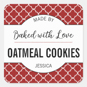 Customisable Baked with Love Label HM001_06sqv1