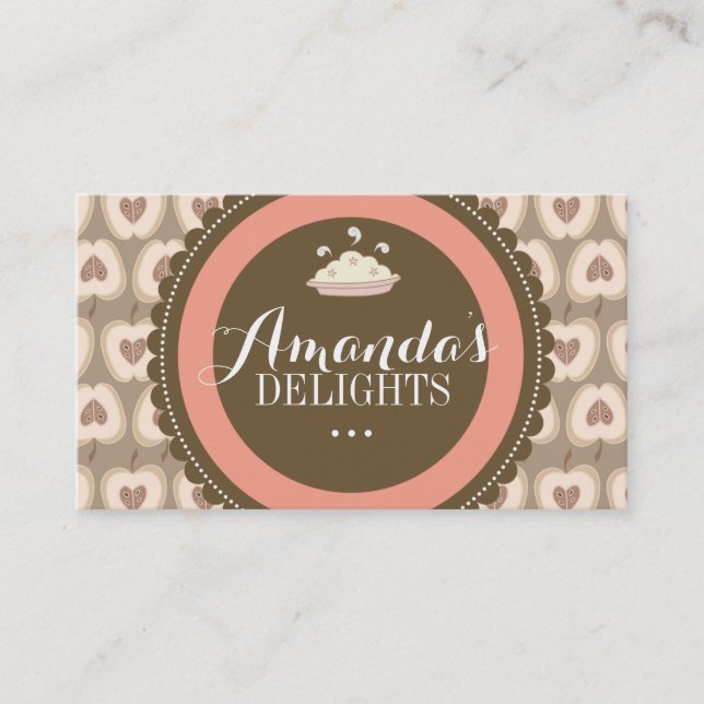 Customisable Bakery Business Cards (Front)