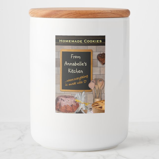 Customisable Baking Label Insert your name! (Front)