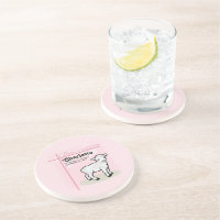 Customisable, Baptism, Pink, Girl, Lamb