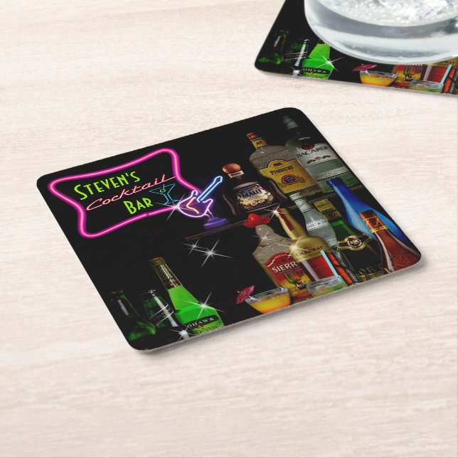 (Customisable) Bar Coasters (Angled)