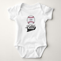 Customisable baseball baby shirt bodysuit 1 piece