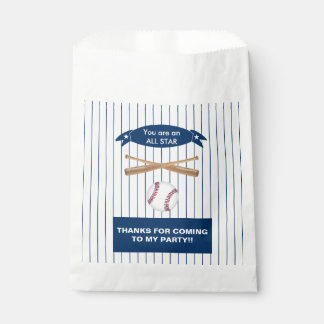 Customisable Baseball Birthday party favour bag